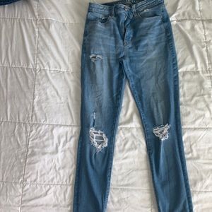 American Eagle “the dream Jean” size 6 long worn once super high waisted